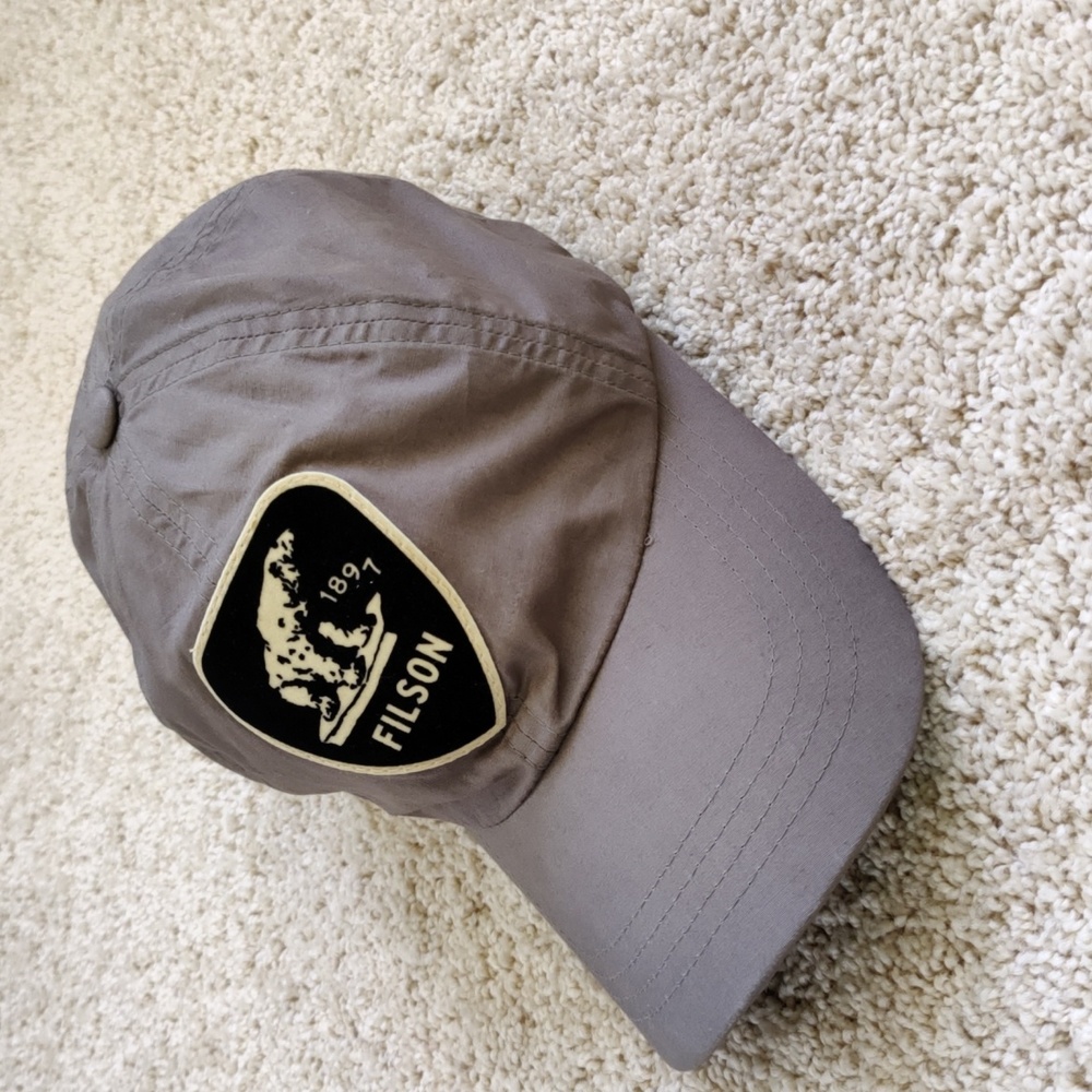 Filson Lightweight Hat with Custom Filson Bear Patch
